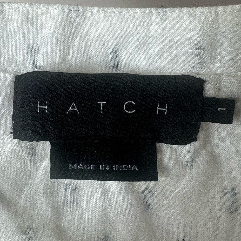 Hatch Maternity Floral Embroidered White Dress Size 1 (2-4) - Picture 8 of 13